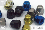 Titanium | Dome Nuts | DIN 1587 Silver M6