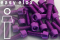 Aluminium Bolts | Purple | M5 | DIN 912 | Taper Head M5x10