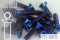 Titanschrauben | Blau | M6 | DIN 7991 | Gr.5 | Senkkopf