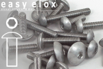 Aluminium Bolts | Plain | M4 | ISO 7380 | Button Head