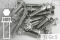 Titanium Bolts | Silver | M6 | ~DIN 6921 | Gr.5 | Hex Flange M6x100