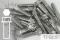 Titanium Bolts | Silver | M10x1.25 | ~DIN 6921 | Gr.5 | Hex Flange M10x1.25x50