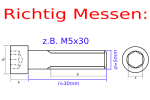 Titanschrauben | Rot | M8 | DIN 912 | Gr.5 | Zylinderkopf mit Fase