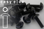 Aluminium Bolts | Black | M5 | ~ISO 7380 | Button Head M5x16 (CNC)