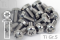 Titanium Bolts | Silver | M5 | ISO 14583 | Gr.5 | Pan Head | Hexalobular