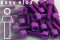 Alu Schrauben | Violett | M4 | DIN 912 | konischer Kopf M4x15