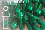 Aluminium Bolts | Green | M5 | DIN 912 | Taper Head M5x20