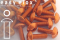Aluminium Bolts | Orange | M3 | ISO 7380 | Button Head M3x6