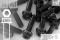 Titanium Bolts | Black | M10x1.25 | ~DIN 6921 | Gr.5 | Flanged Hex Head + Allen Key