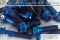 Titanium Bolts | Blue | M8 | ~DIN 6921 | Gr.5 | Flanged Hex Head + Allen Key M8x10