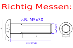 1x Titanschraube M6 x 50 mm Grade 5 ISO 7380 